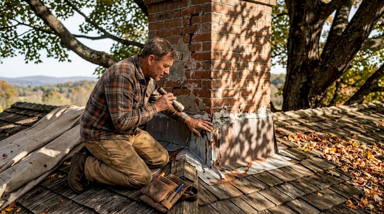 Chimney Flashing Repair for Older Homes: Expert Guide
