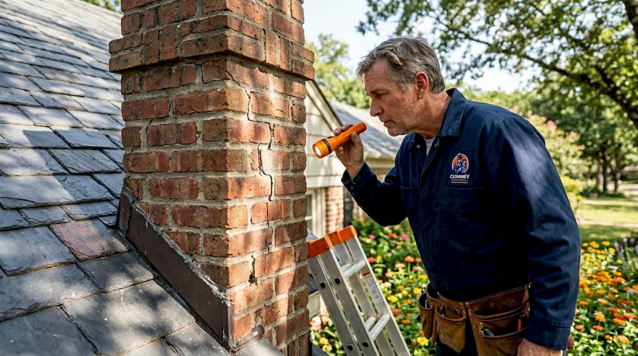 How Chimney Damage Is Assessed Visually in DFW