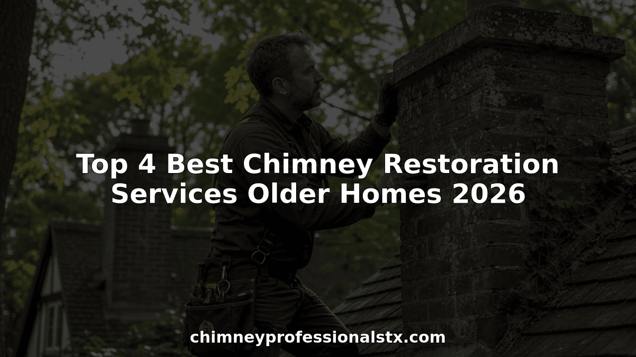 Top 4 Best Chimney Restoration Services Older Homes 2026